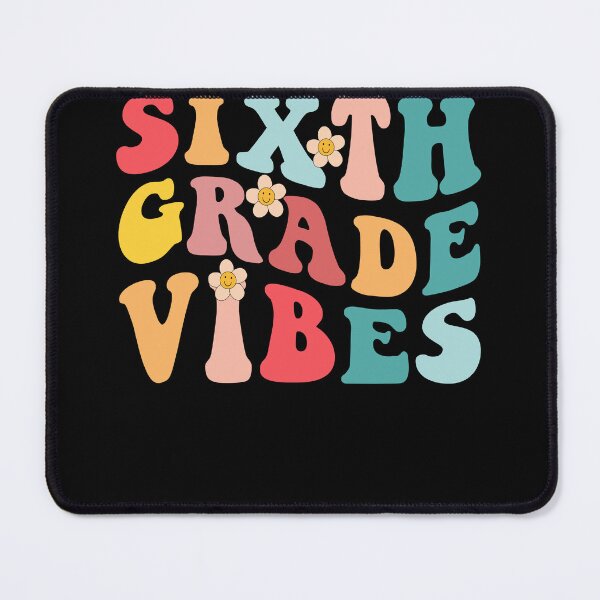Item preview, Sixth Grade Vibes Groovy Summer Graduation Teacher Students designed and sold by MobyStickers.