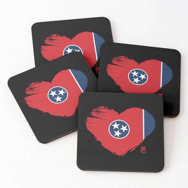 Item preview, U.S. State - I Love Tennessee - Tennessee Flag designed and sold by ArtProjectShop.