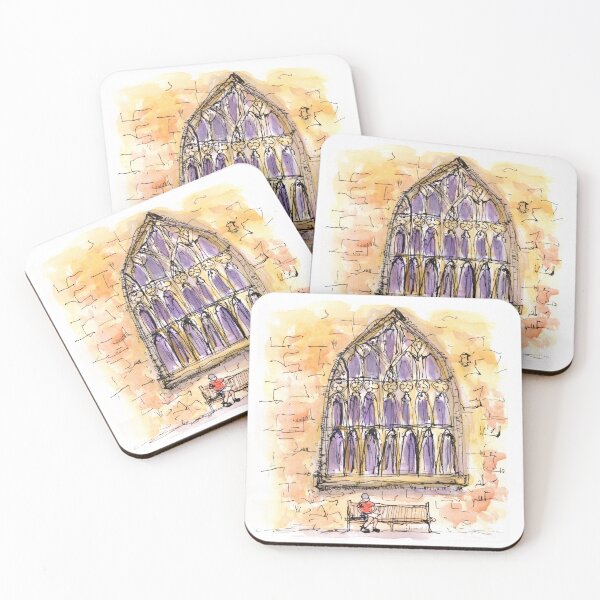 Item preview, Coventry Cathedral Ruins - Ink and Watercolour Urban Sketch designed and sold by paleheather.