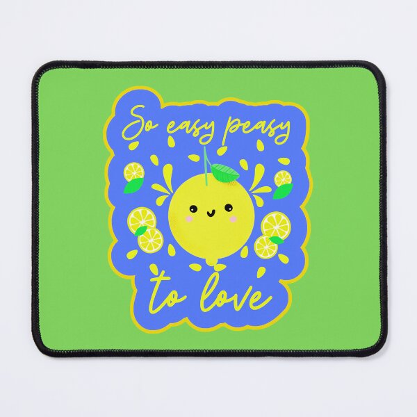 Item preview, Easy Peasy Lemon Lover Adorable Kawaii Lemons designed and sold by Renata Illustrata.