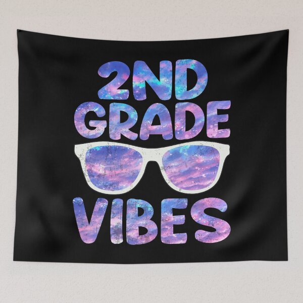 Item preview, 2nd Grade Vibes Kids School Summer Graduation Vacation designed and sold by MobyStickers.