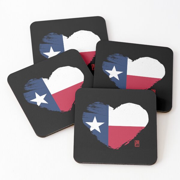 Item preview, U.S. State - I Love Texas - Texas Flag designed and sold by ArtProjectShop.