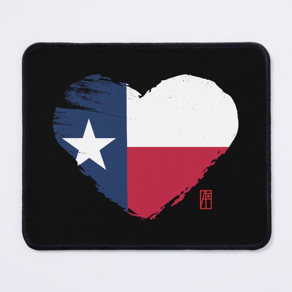 Item preview, U.S. State - I Love Texas - Texas Flag designed and sold by ArtProjectShop.