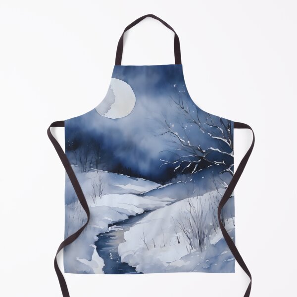Item preview, Moonlit Snow Tranquility designed and sold by colorvisionart.