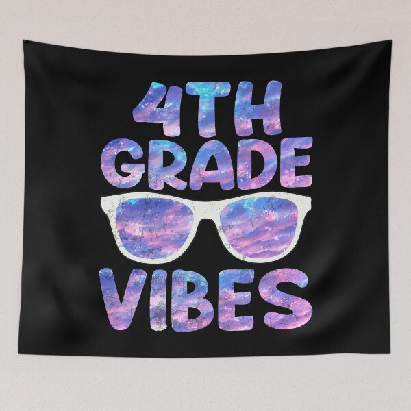 Item preview, 4th Grade Vibes Kids School Summer Graduation Vacation designed and sold by MobyStickers.