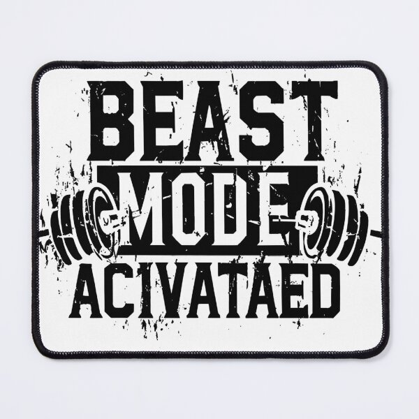 Item preview, Epic Gym Motivation Design - Beast Mode Activated designed and sold by LivingItFunky.