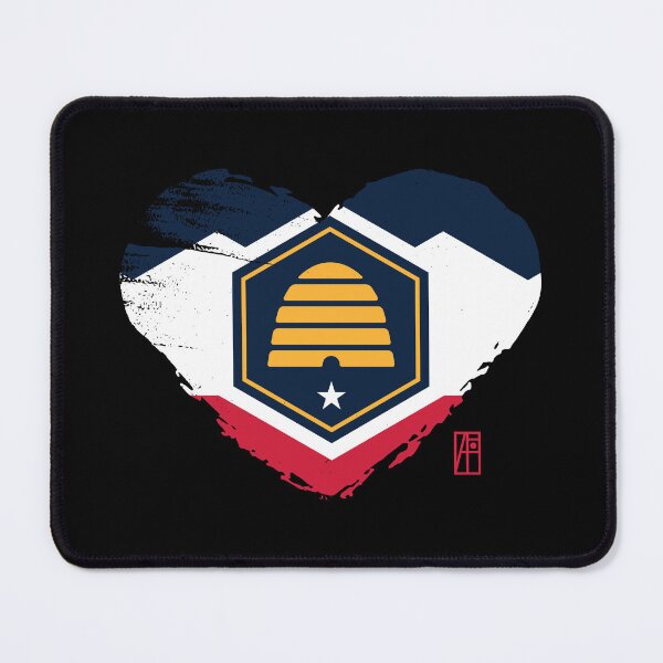 Item preview, U.S. State - I Love Utah - Utah Flag designed and sold by ArtProjectShop.