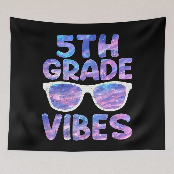 Item preview, 5th Grade Vibes Kids School Summer Graduation Vacation designed and sold by MobyStickers.