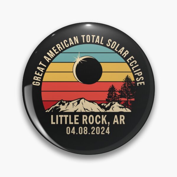 Artikelvorschau, Totale Sonnenfinsternis in Little Rock 2024 entworfen und verkauft von THIENVT.
