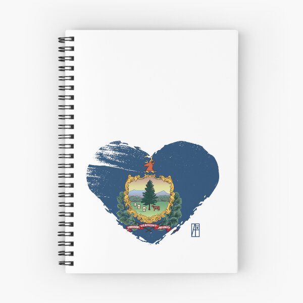 Item preview, U.S. State - I Love Vermont - Vermont Flag designed and sold by ArtProjectShop.