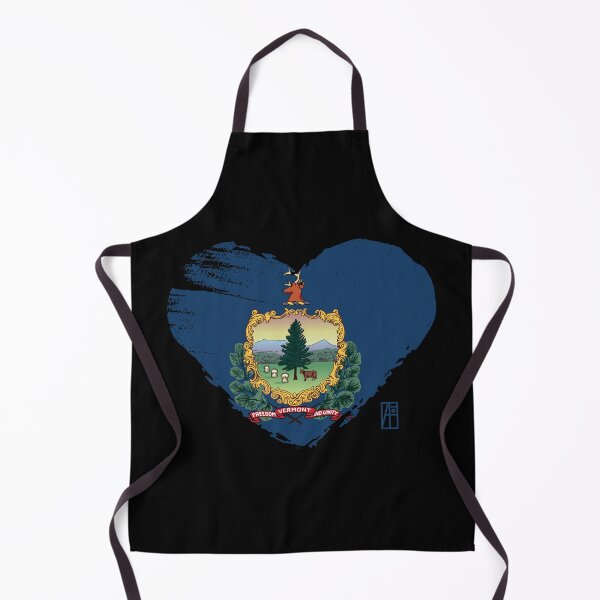 Item preview, U.S. State - I Love Vermont - Vermont Flag designed and sold by ArtProjectShop.
