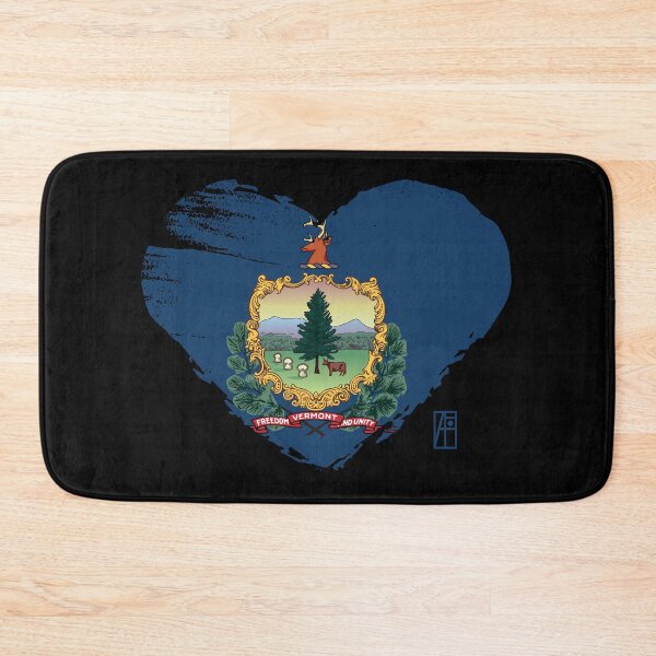 Item preview, U.S. State - I Love Vermont - Vermont Flag designed and sold by ArtProjectShop.