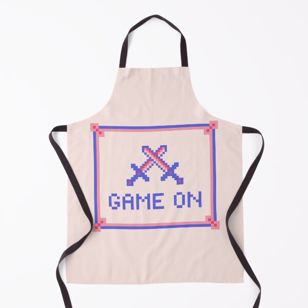Item preview, GAME ON with pixel art crossed swords designed and sold by lisousisa.