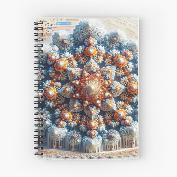 Item preview, Fractal Infinity: Exploring Recursion in Computational Beauty designed and sold by TuringTacoTales.