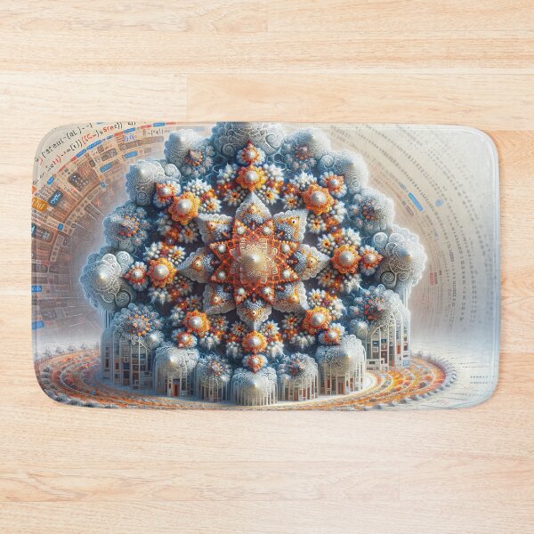 Item preview, Fractal Infinity: Exploring Recursion in Computational Beauty designed and sold by TuringTacoTales.