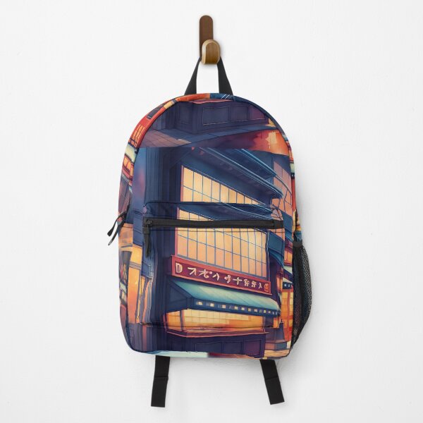 Item preview, Rainy cityscape, glowing shops, reflections, walking figures. designed and sold by ArtComixHaven.