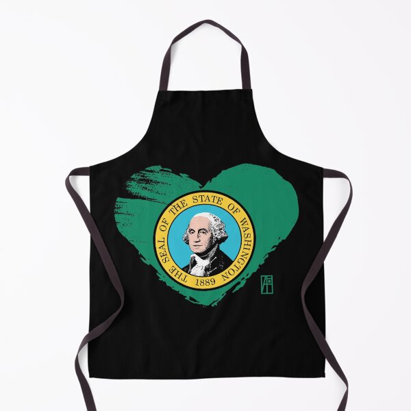 Item preview, U.S. State - I Love Washington - Washington Flag designed and sold by ArtProjectShop.