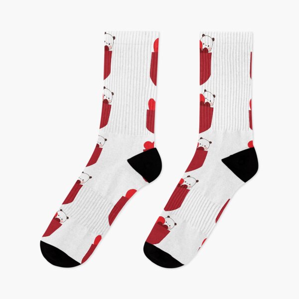 Item preview, BuBu Panda Red Hearts Pocket designed and sold by Pandety.
