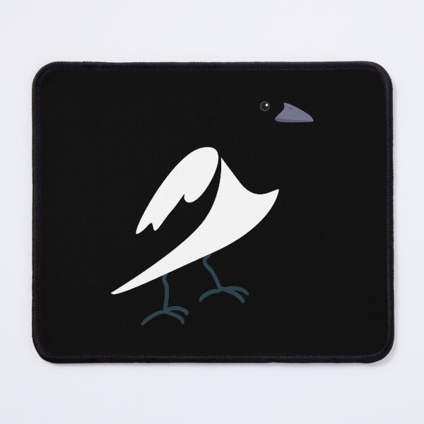 Item preview, Magpie at night - use on a black background designed and sold by messy-nessie.