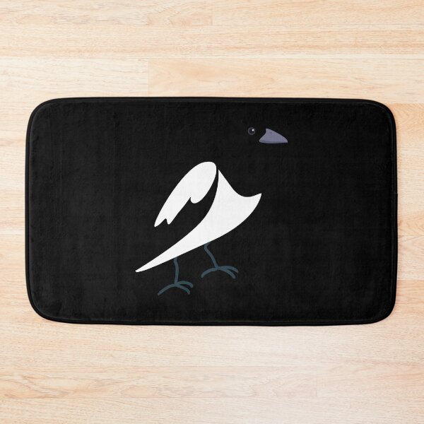 Item preview, Magpie at night - use on a black background designed and sold by messy-nessie.