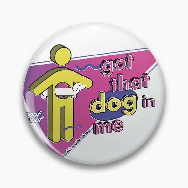 Item preview, Got that dog in me vintage pink designed and sold by maura41.