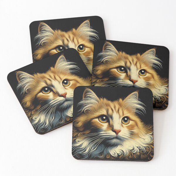 Item preview, Courbet's Cat Elegance Gallery designed and sold by BastKittyStore.