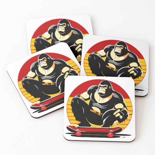 Item preview, king kong on skateboard designed and sold by DesingRuiz.
