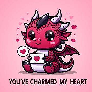 Dragon's Enchantment Cute Valentines Day Kawaii Dragon Show Love