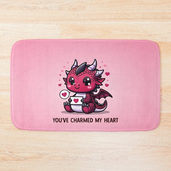 Item preview, Dragon's Enchantment Cute Valentines Day Kawaii Dragon Show Love designed and sold by Gay-Koala.