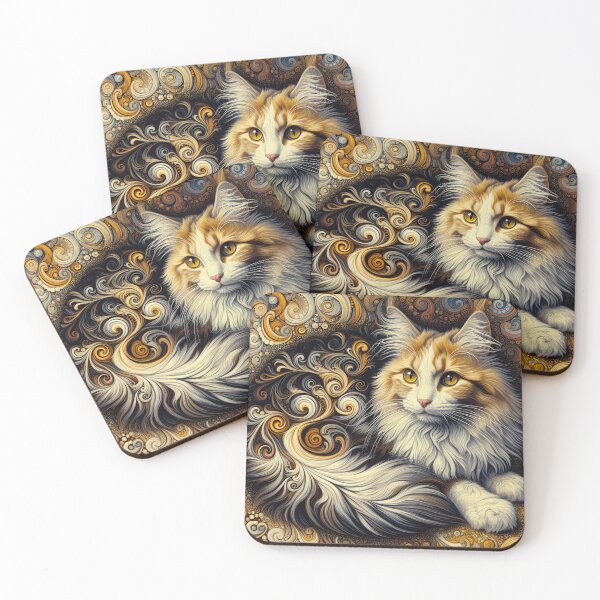 Item preview, Courbet's Cat Elegance Collection designed and sold by BastKittyStore.