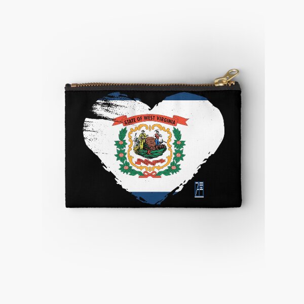 Item preview, U.S. State - I Love West Virginia - West Virginia Flag designed and sold by ArtProjectShop.