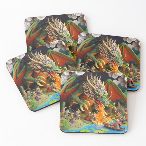 Item preview, Dragon designed and sold by Bones-Makes-Art.
