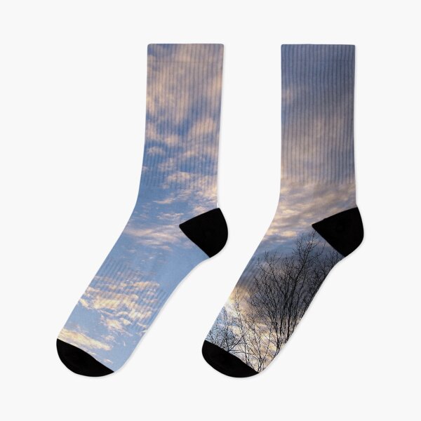Item preview, Light Clouds Near Sunset in a Clearing designed and sold by gistinker.