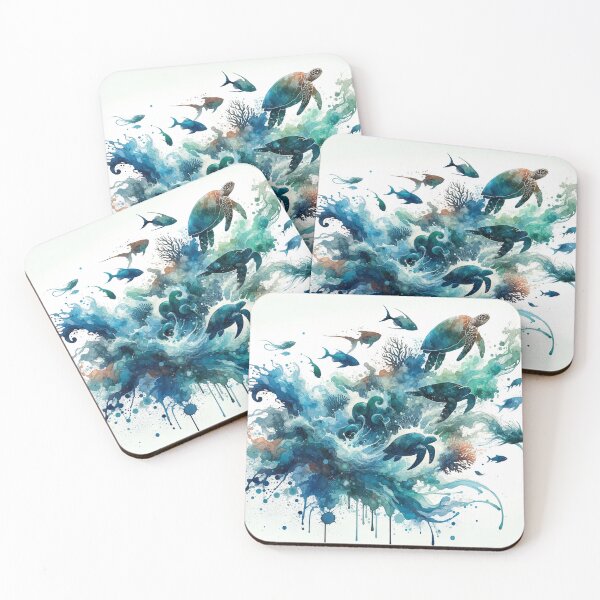 Item preview, Silhouettes of sea designed and sold by CardsStudio.