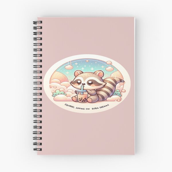 Item preview, Squirrel sipping on boba  designed and sold by quotesdesignss.