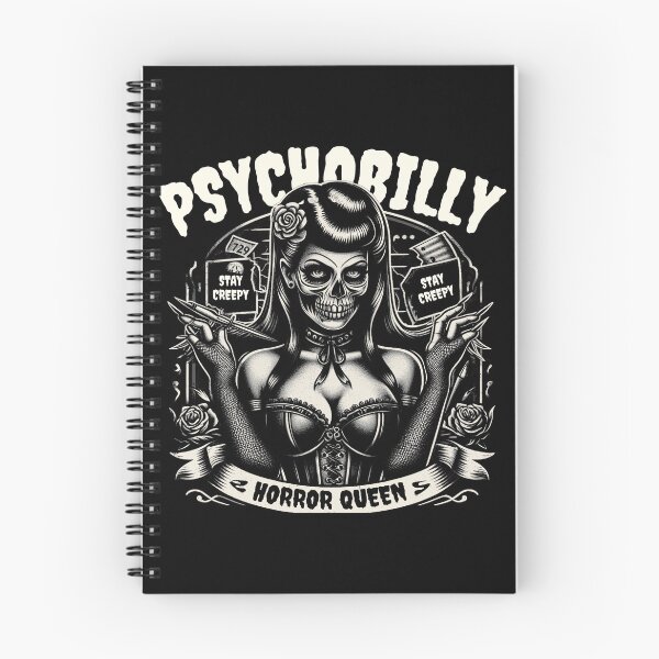 Item preview, Psychobilly Horror Girl designed and sold by PulpVintage.