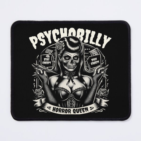 Item preview, Psychobilly Horror Girl designed and sold by PulpVintage.