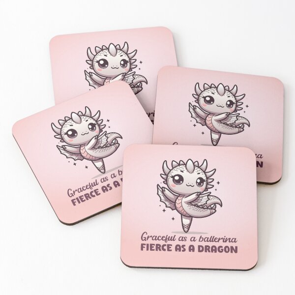 Item preview, Kawaii Dancing Ballet - Graceful Ballerina Fierce Dragon designed and sold by Gay-Koala.
