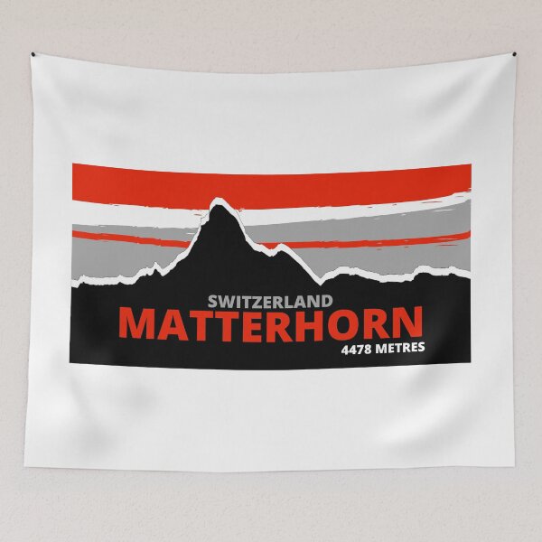 Item preview, Matterhorn silhouette print designed and sold by tudorwestwood.