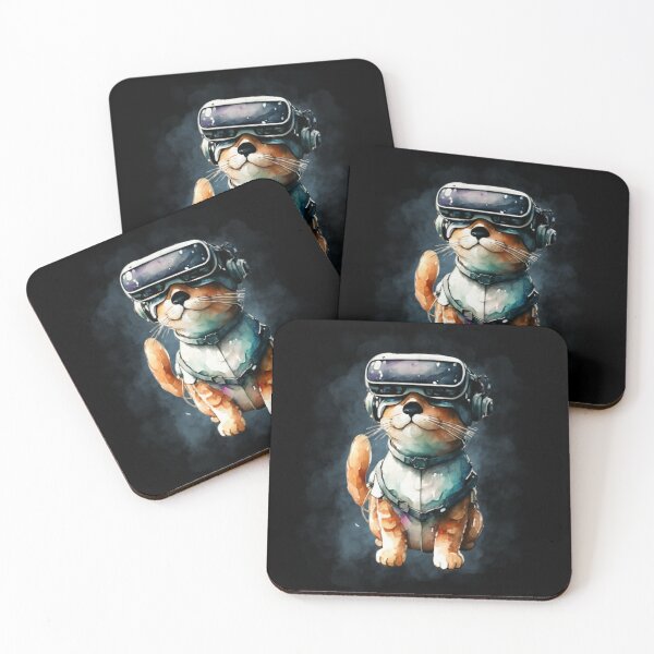Item preview, Apple vision Cat Wearing Metaverse Glasses 2 designed and sold by Psycho-Crazy.