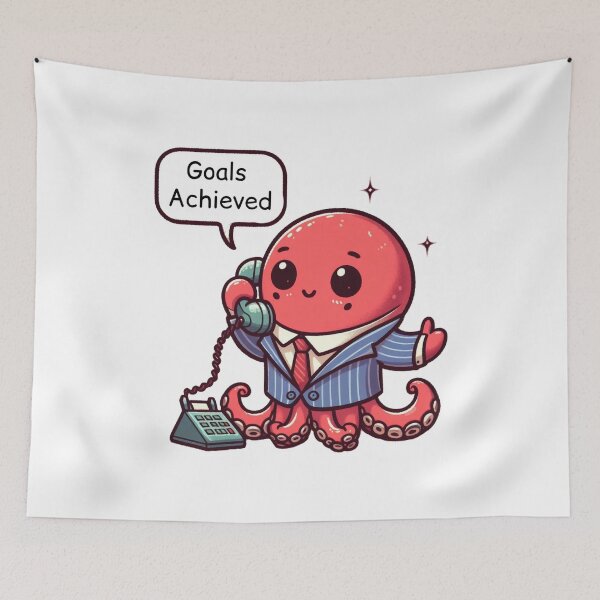 Item preview, Businessman: Octopus designed and sold by LemuellTrends.