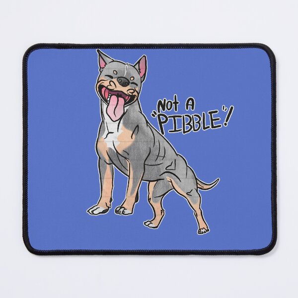 Item preview, Not A Pibble! Crop Blue & Tan Staffordshire Bull Terrier designed and sold by Sparklepupfaeri.