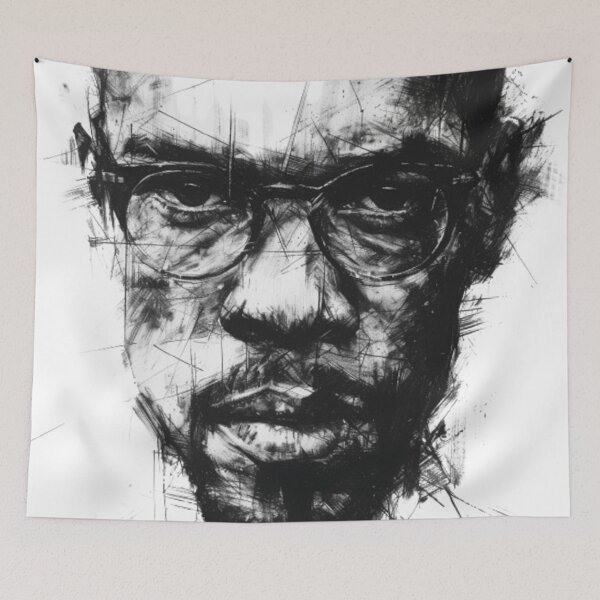 Item preview, Drawing Malcolm X designed and sold by jb-joaofranca.