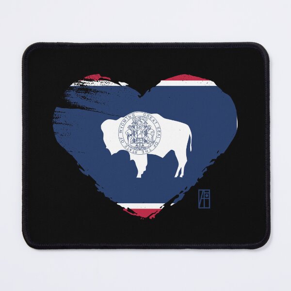 Item preview, U.S. State - I Love Wyoming - Wyoming Flag" designed and sold by ArtProjectShop.