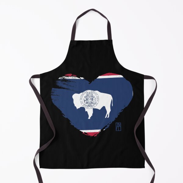 Item preview, U.S. State - I Love Wyoming - Wyoming Flag" designed and sold by ArtProjectShop.