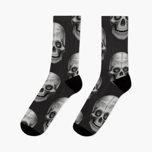 Item preview, Goth Zombie Skeleton Skull Biker  designed and sold by TheDarkWardrobe.