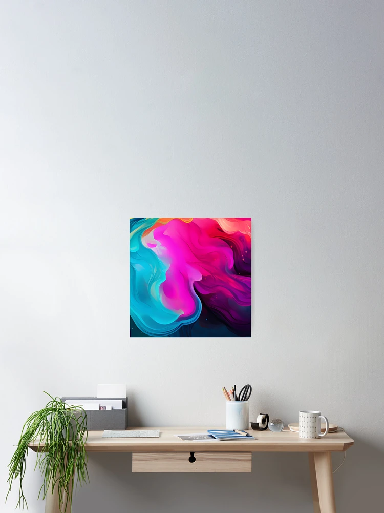 Thumbnail 2 of 3, Poster, Chromatic Wave designed and sold by RokansDesign.