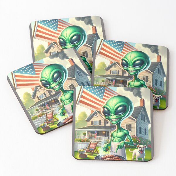 Item preview, Alien lives American dream  designed and sold by Aidesign77.