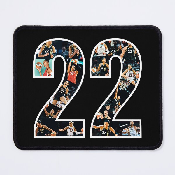 Item preview, A'ja 22 Wilson (White) designed and sold by UniqueDeignz.