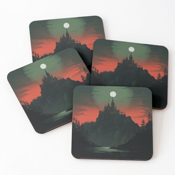 Item preview, Gothic Vibes Castle Full Moon designed and sold by GobbleGoblin.
